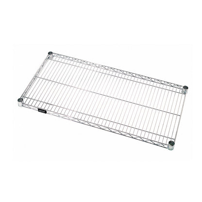 4-Tier Grey Epoxy Wire Shelving Wire 24x185x57